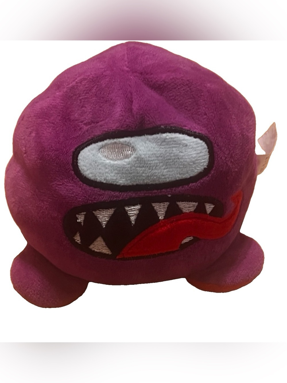 Among Us Reversible Plush Toy 4" Red Crewmate Purple Impostor Monster Toy Game